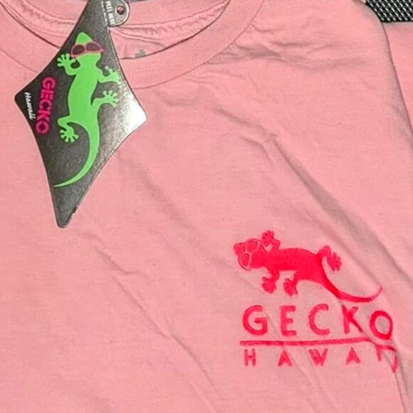 Gecko Hawaii hyper-flash t-shirt - Picture 1 of 5